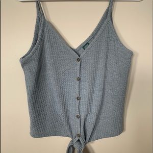 button up tank top